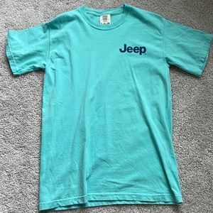 Teal Jeep tee-shirt